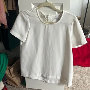 White madewell blouse